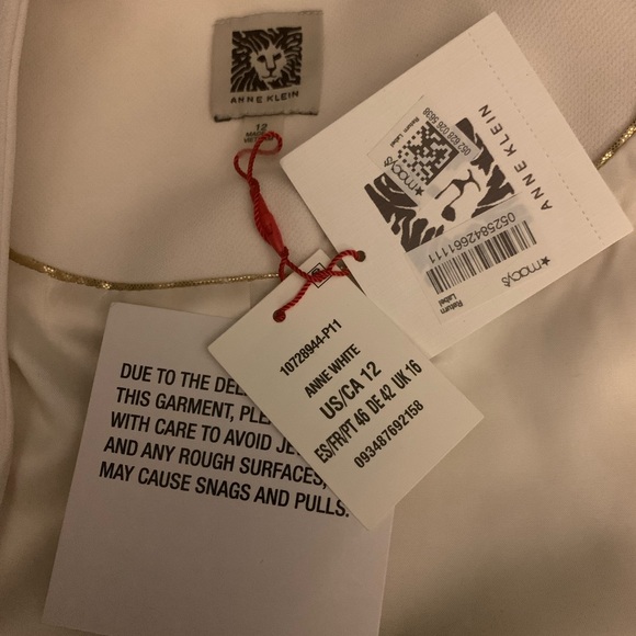 🌸HOST PICK 🌸 NWT ANNE KLEIN Cascade Collar Topper Jacket - Picture 9 of 10